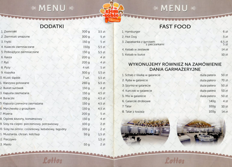 LOTTOS PLESZEW menu 1 zjem-sobie.pl